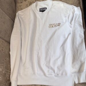 Versace Jeans Collection White Crewneck Sweater
